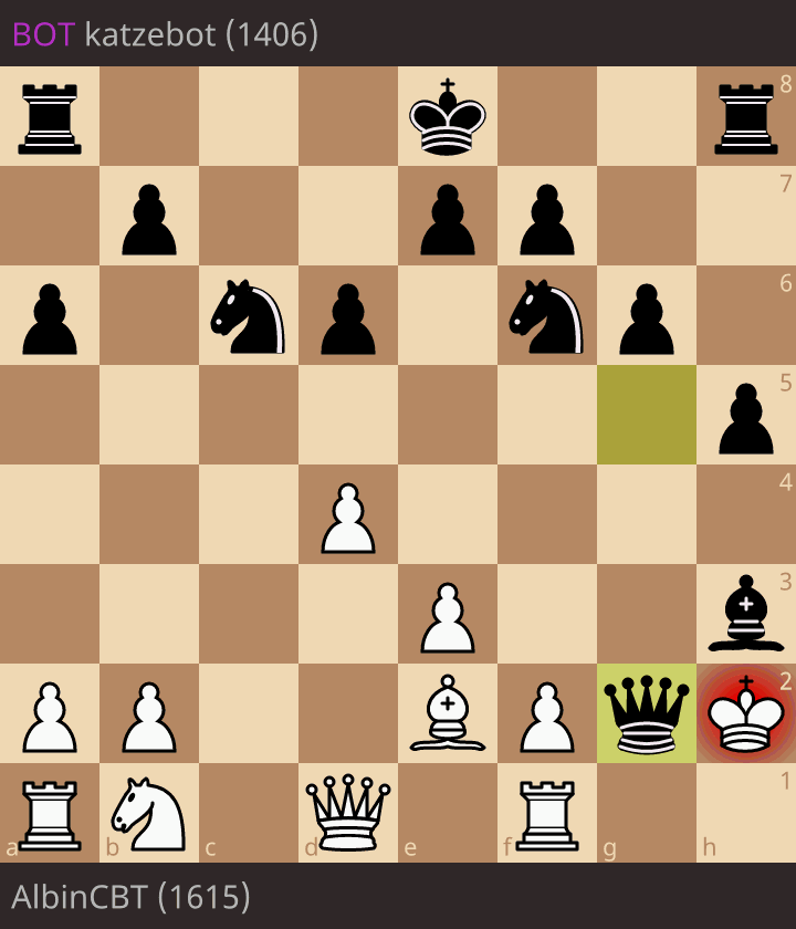 AlbinCBT (1615) - BOT katzebot (1406) • lichess.org