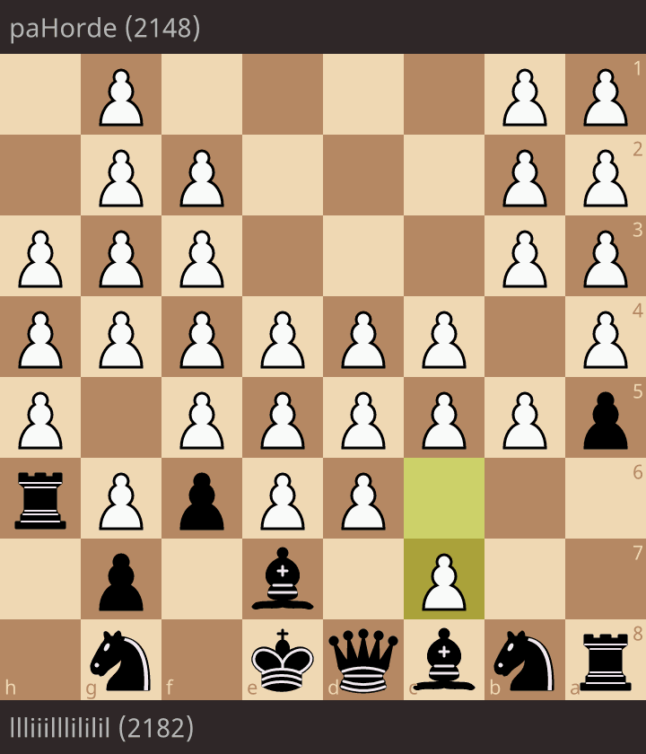 paHorde (2148) - llliiilllililil (2182) • lichess.org