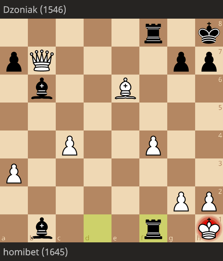 Rapid Chess • homibet vs Dzoniak
