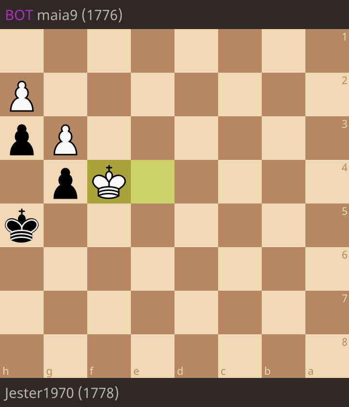 BOT maia9 vs Jester1970 • lichess.org